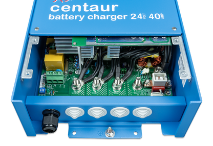 Victron Centaur Batterilader 24V 40A 3-Kanaler label detail