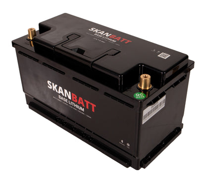 SKANBATT Base Lithium - 12V 100Ah 100A BMS - 355x175x190mm - Bluetooth - Heat - 3 Års garanti - Bobil shown in produc image 3