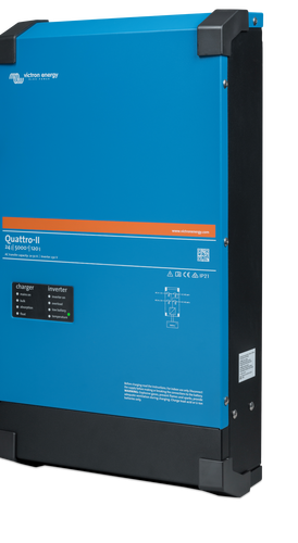 Victron Quattro-Ii 24/5000/120-50/50 Kombinert Batterilader Og Inverter shown in detail view