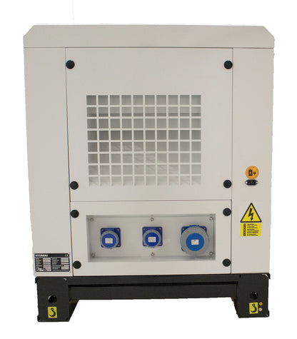 Hyundai Dhy22Kse Diesel Strømaggregat 22Kva 400V 3-Fase - 1500Rpm - Vannkjølt label detail