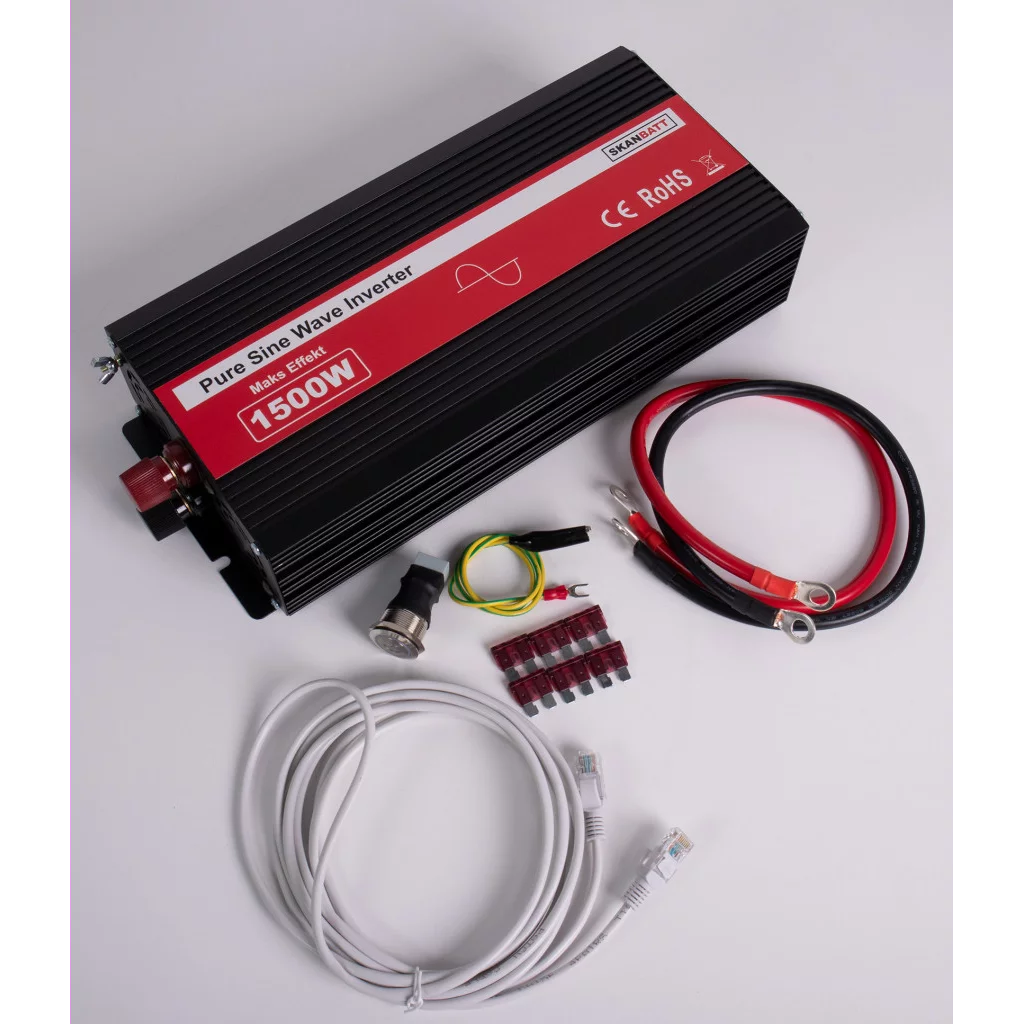 skanbatt-inverter-12v-1500w-ren-sinus-m-kablet-fjernkontroll-nb-kuppvare