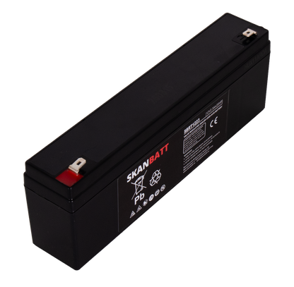 SKANBATT AGM Batteri 12V 2,3AH (178x35x61mm) F1