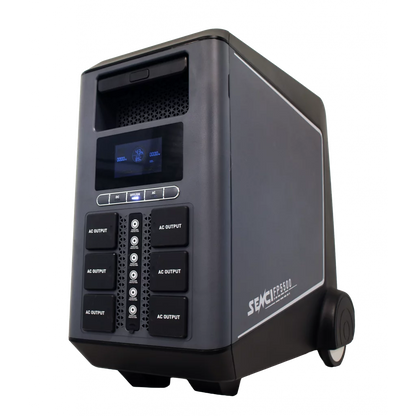 SENCI Lithium LPS 5376Wh Power Station med 5000W (10000W) sinus inverter
