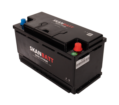 SKANBATT Base Lithium - 12V 100Ah 100A BMS - 355x175x190mm - Bluetooth - Heat - 3 Års garanti - Bobil shown in produc image 2