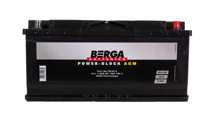 Berga Power Block Agm 12V 105Ah 950Cca shown in product view image 2