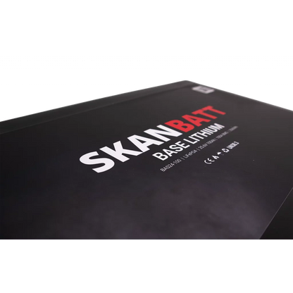 SKANBATT Base Lithium - 24V 100Ah 100A BMS - 385x190x245mm - 3 Års garanti