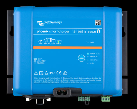 VICTRON Phoenix Smart IP43 Batterilader 24V 16A 1+1 kanaler - Image 1