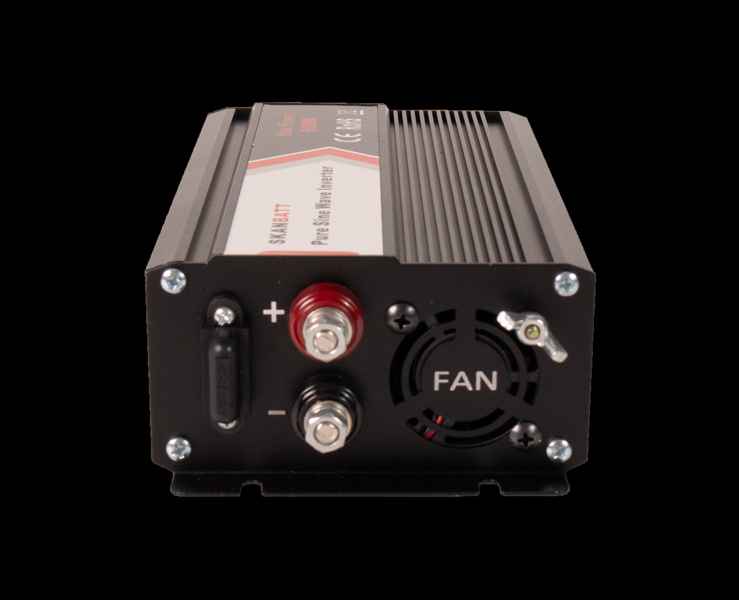 Skanbatt Inverter 24V 600W (1200W) Ren Sinus