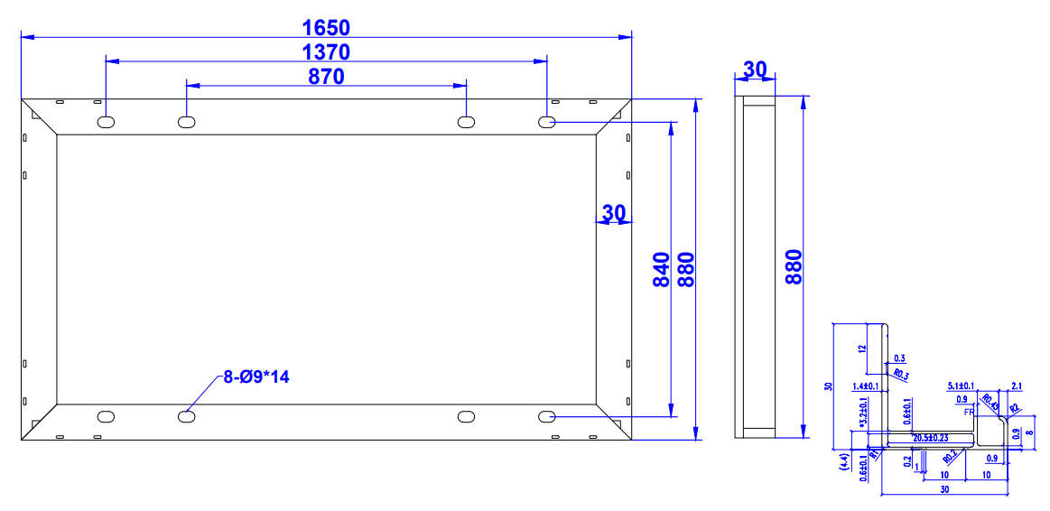 SKANBATT Solcellepanel 320W - TOPCON - All Black -  1650x880x30mm
