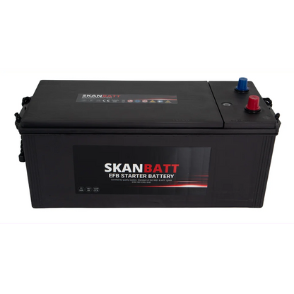 SKANBATT EFB SHD Startbatteri 12V 185AH 1230CCA (513x224x218mm) +L