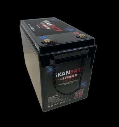 SKANBATT V2 Lithium HEAT Batteri 12V 280AH 150A BMS - Bluetooth - Image 1