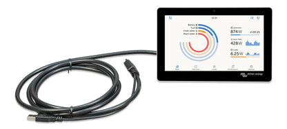 VICTRON GX Touch 70 flush shown in product view