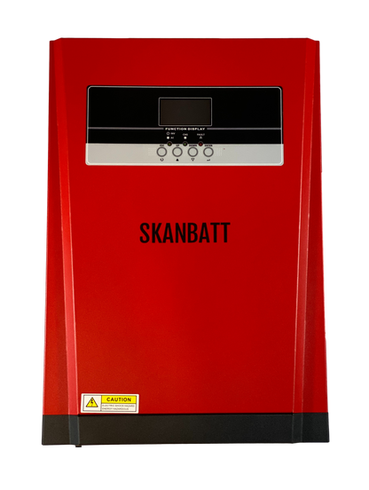Skanbatt Pro Hybrid Inverter 24V 3000W (6000W) Mppt 80A shown in product view