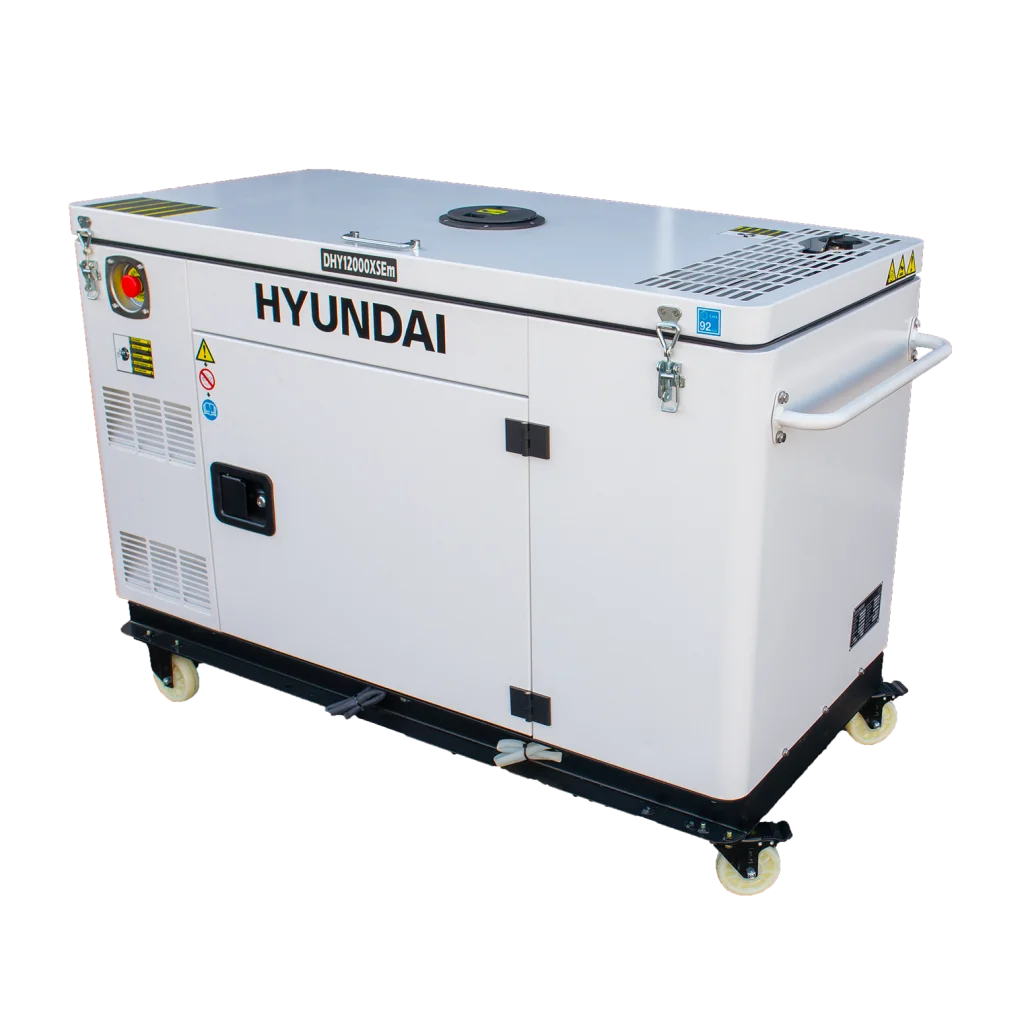 HYUNDAI DHY12000XSEm Strømaggregat 10000W 1-FAS 230V - Elektrisk start - Diesel - Forvarming - ATS - Vannkjølt shown in product view
