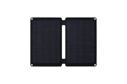 Skanbatt 'Alt I Ett' Bærbart Solcellepanel 14W (2X7W) shown in detail view