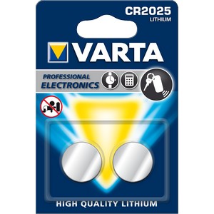 VARTA Lithium CR2025 3V 2-Pakning - Image 1