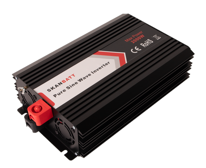 Skanbatt Inverter 12V 2000W Ren Sinus M/Trådløs Fjernkontroll shown in product view