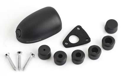 Scanstrut Ds-H6 Sort Kabelgjennomføring 2-6Mm shown in angle view