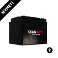 SKANBATT Base Lithium - 12V 50Ah 50A BMS - 198x166x170mm - Bluetooth - 3 Års garanti