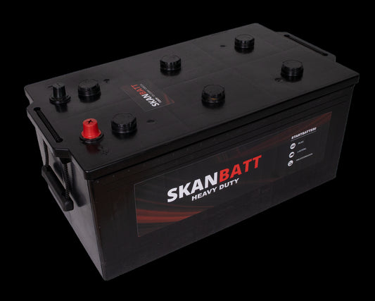 SKANBATT Startbatteri 12V 220AH 1200CCA (514x275x220/240mm) +høyre - Image 1