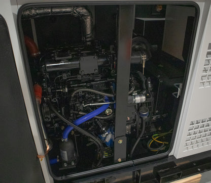 Hyundai Dg14Kse Diesel Strømaggregat 230V 3-Fase 13,8Kva - 1500Rpm - Vannkjølt label detail