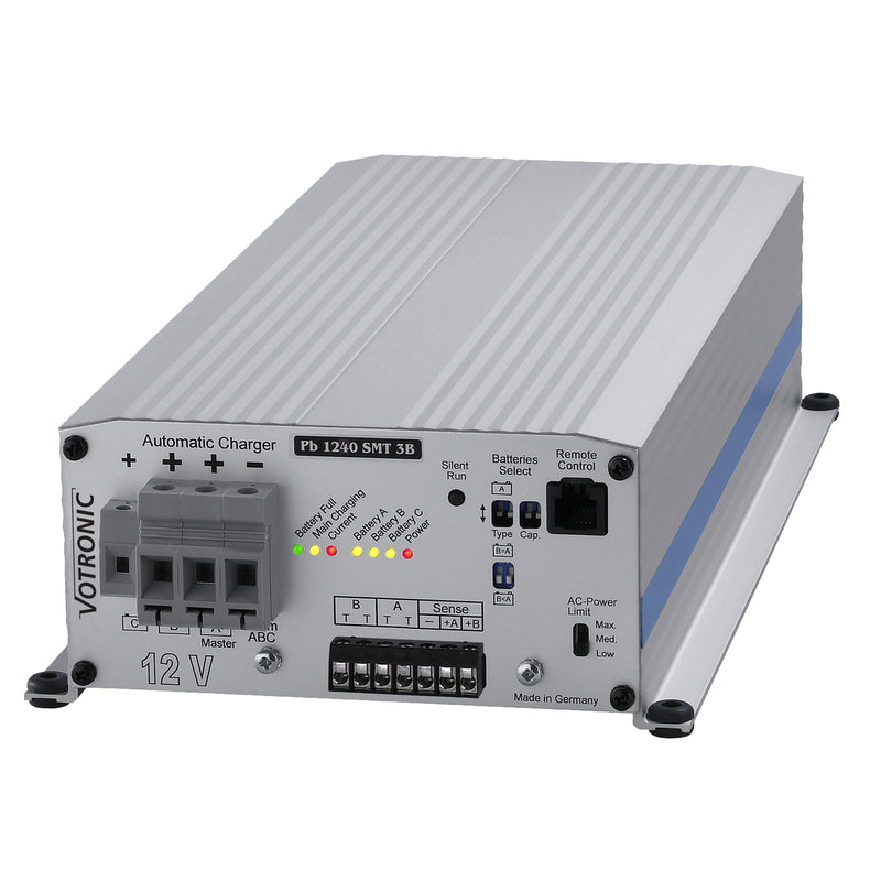 VOTRONIC PB1240 Elektronisk Batterilader 12V 40A - 3 kanaler NB! B-VARE - Image 1