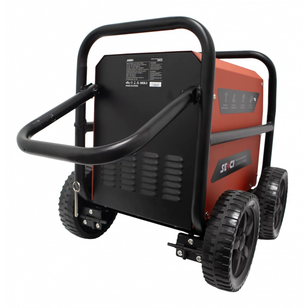 SENCI Lithium LPS 5376Wh Power Station med 3600W (7200W) sinus inverter - HD Utebruk