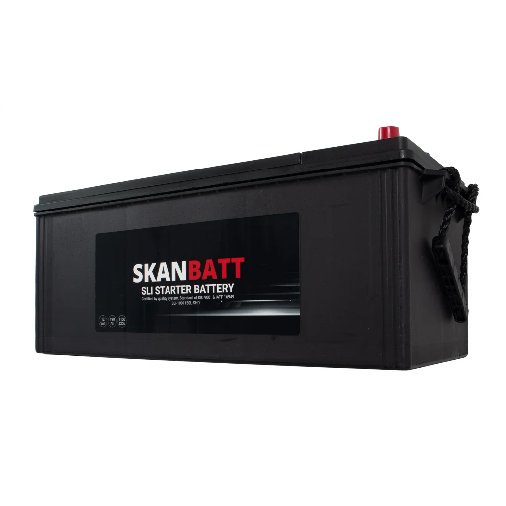 SKANBATT SLI SHD Startbatteri 12V 190AH 1150CCA (513x224x218mm) +L