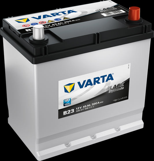 VARTA Black Dynamic Batteri 12V 45AH 300CCA (219x135x200/225mm) +høyre B23