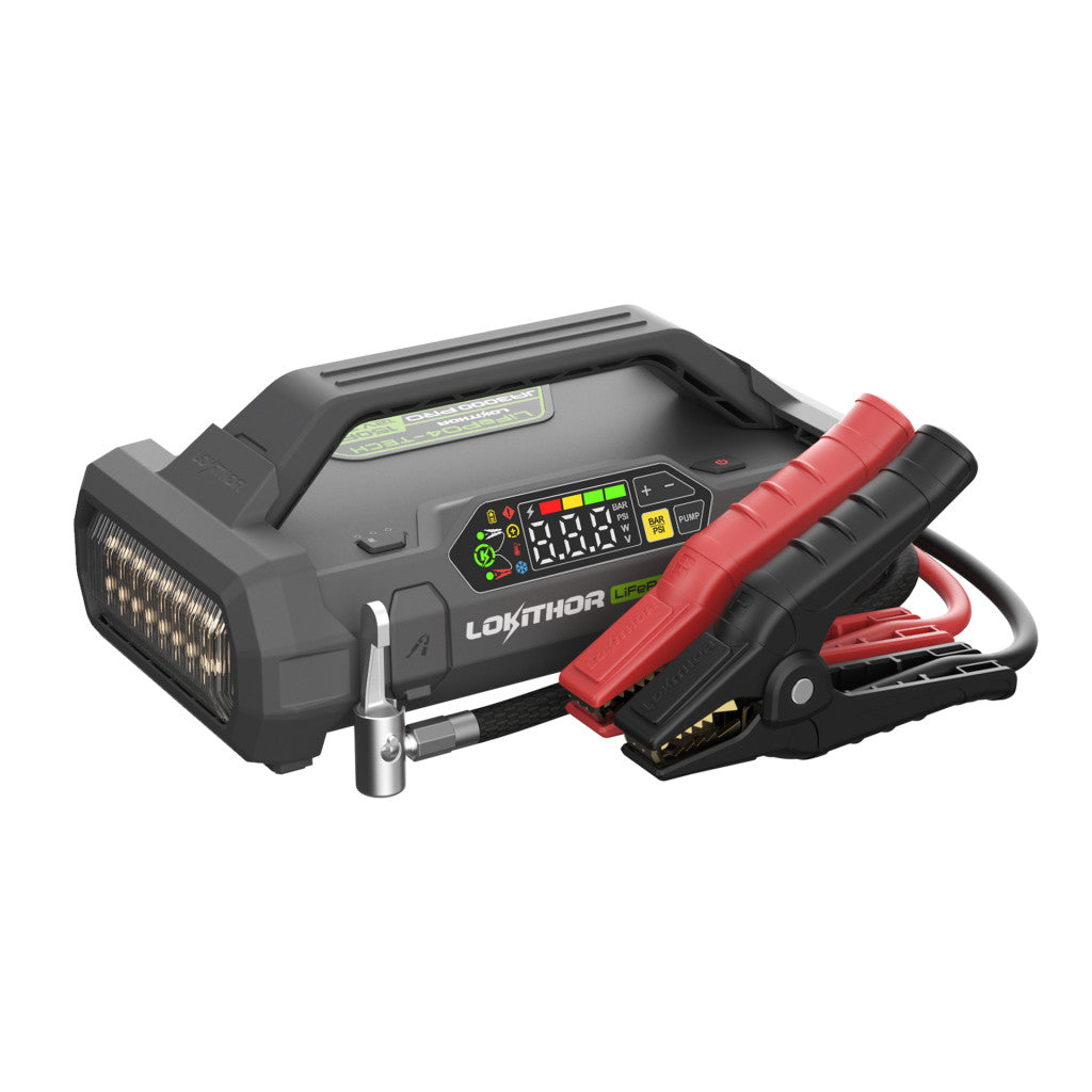 lokithor-lithium-startbooster-12v-3000a-med-150-psi-luftkompressor