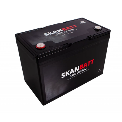 Produktbilde 2 av SKANBATT Base Lithium - 12V 100Ah 100A BMS - 307x169x208mm - Bluetooth - 3 Års garanti