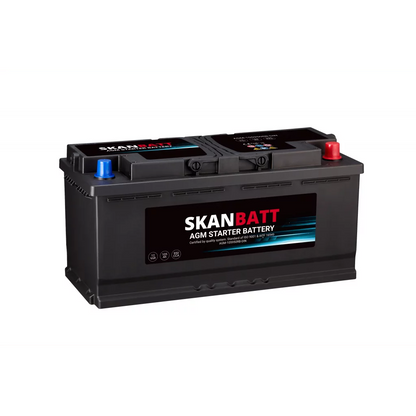 SKANBATT AGM Startbatteri 12V 105AH 950CCA +R shown in product view