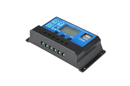 Solcelleregulator 12/24V 20A Pwm shown in detail view