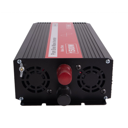 SKANBATT Inverter 12V 1500W Ren Sinus m/Kablet Fjernkontroll NB! KUPPVARE