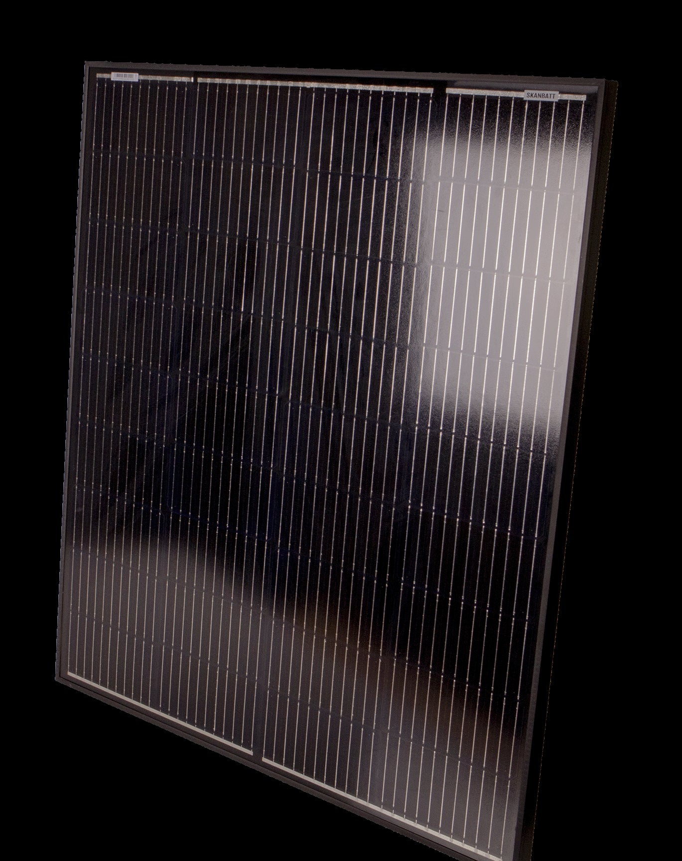 SKANBATT Solcellepanel Mono 130W Sort - 885x765x30mm - Image 2