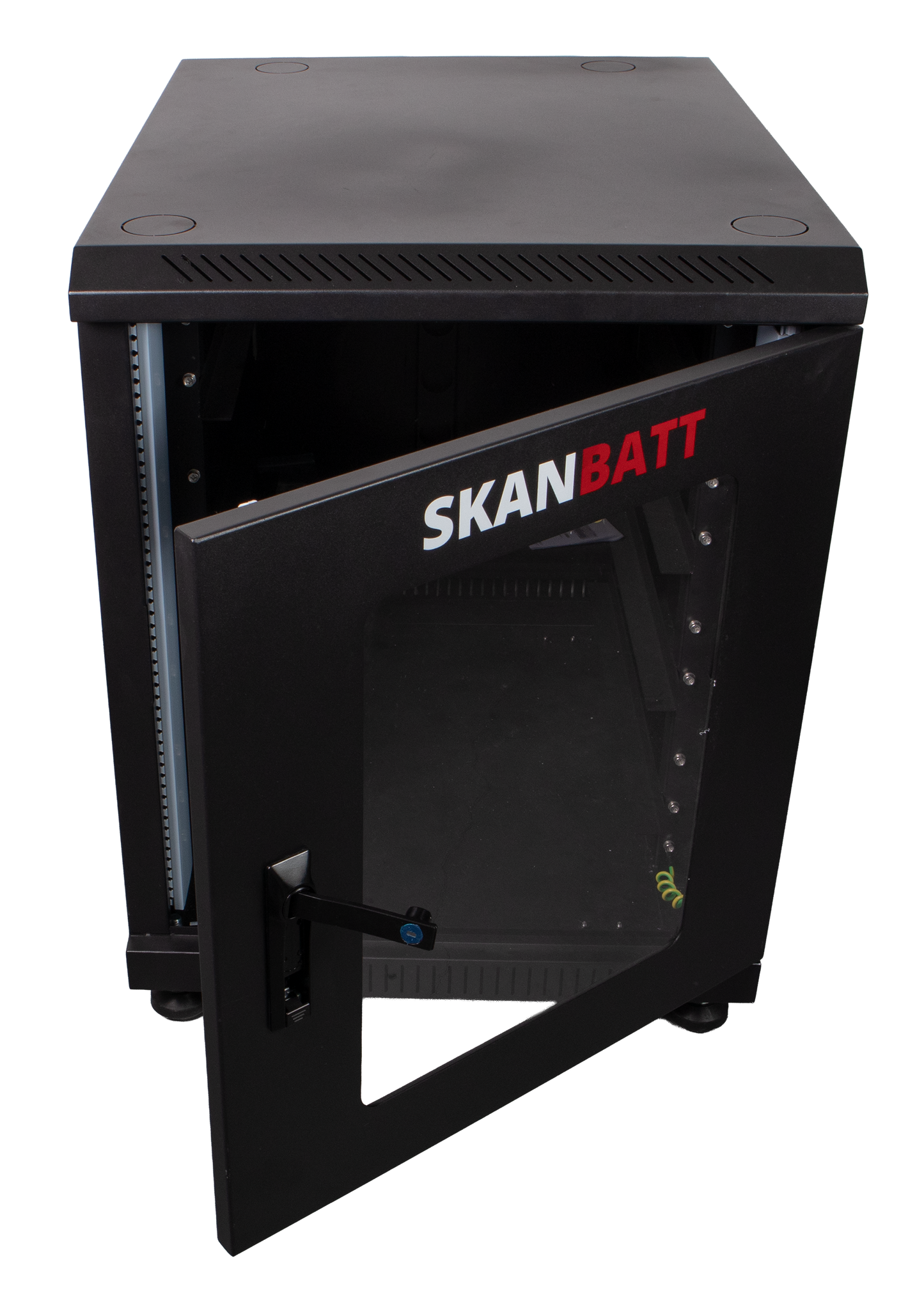 SKANBATT Kabinett/batteriskap for 4 stk SKANBATT Lithium 3U Rack