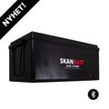 SKANBATT Base Lithium Batteri - 48V 100AH 100A BMS - 522x268x218mm - Bluetooth - 3 Års garanti