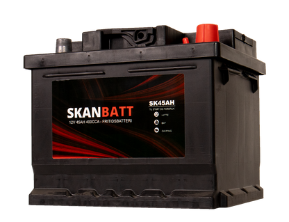 Skanbatt Fritidsbatteri 12V 45Ah 400Cca +Høyre shown in detail view