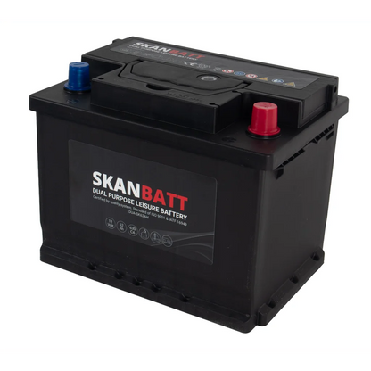 SKANBATT Dual Purpose 12V 62AH 630CA (242x175x190mm) +R