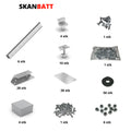 Takfeste For 6 Paneler 2000X1000Mm Til Slette Tak (Takpapp)