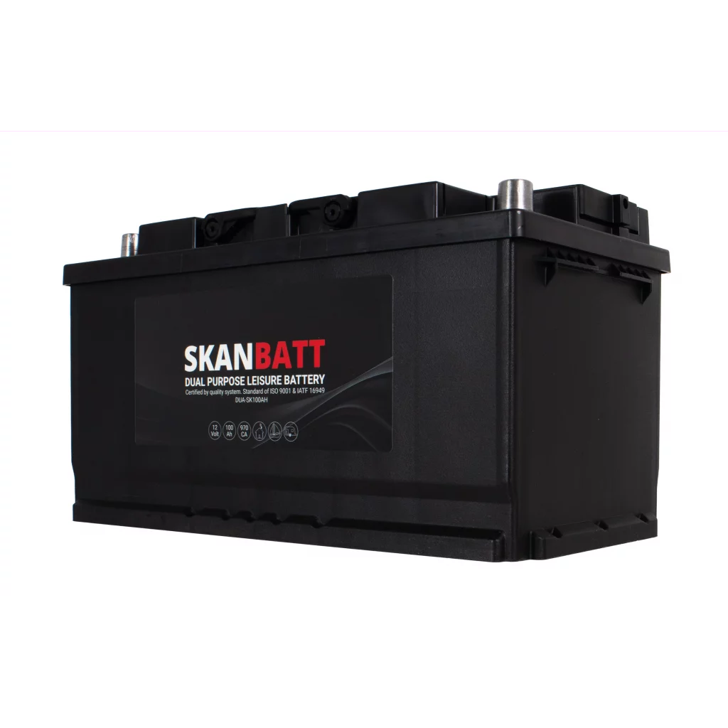 SKANBATT Dual Purpose 12V 100AH 970CA (353x175x190mm) +R