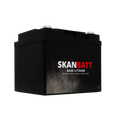 SKANBATT Base Lithium - 12V 50Ah 50A BMS - 198x166x170mm - Bluetooth - 3 Års garanti