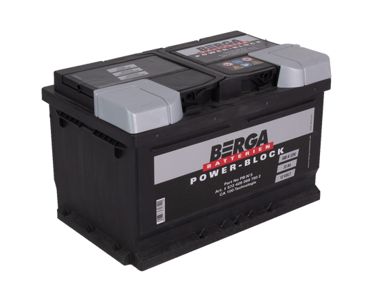 Berga Power Block 12V 72Ah 680Cca (278/175/175Mm)