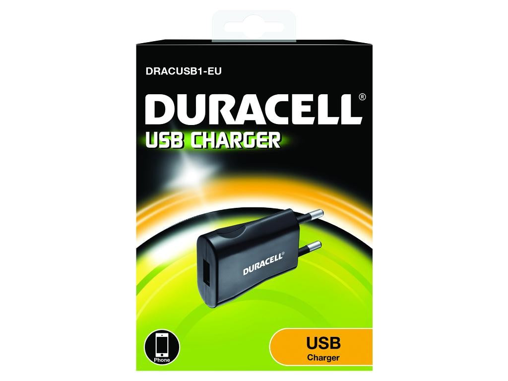Duracell USB lader 1A Sort modell - Image 1