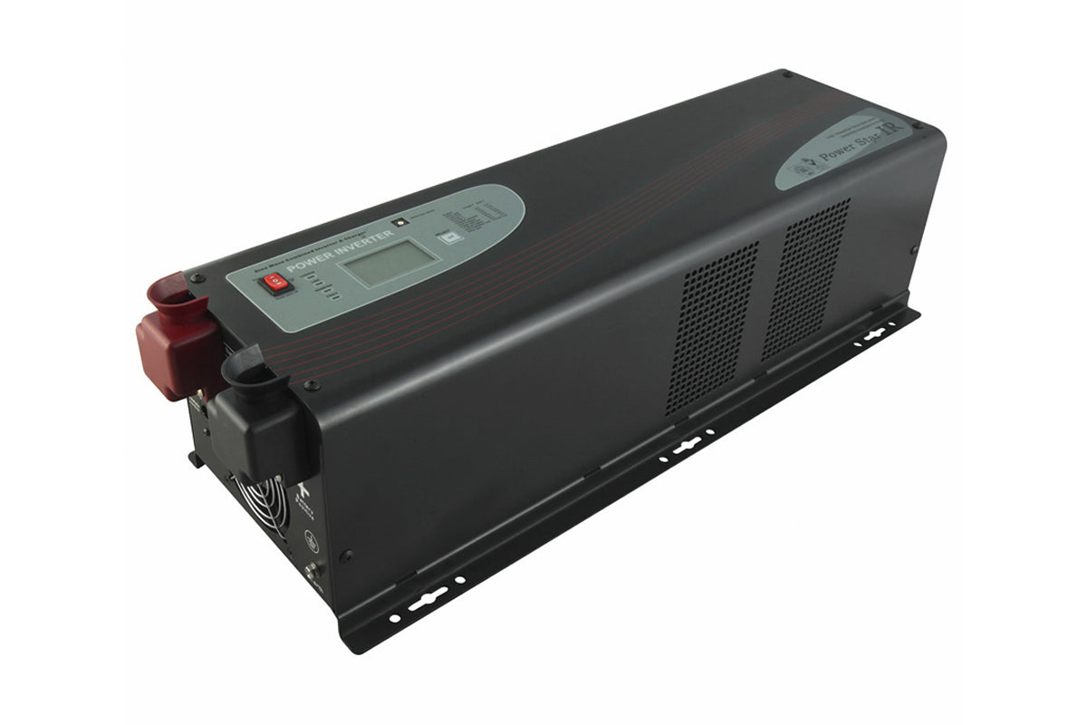 Power Star Kombi Sinus Inverter 12V 1000W / Batterilader 35A  M/Fjernkontroll