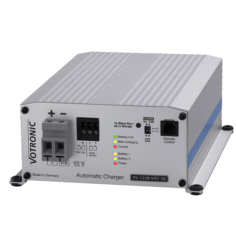 VOTRONIC PB1220 Elektronisk Batterilader 12V 20A - 2 kanaler - Image 1