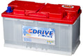 Rørplate Batteri Deep Cycle 12V 72Ah C5 (352X175X190) +Høyre