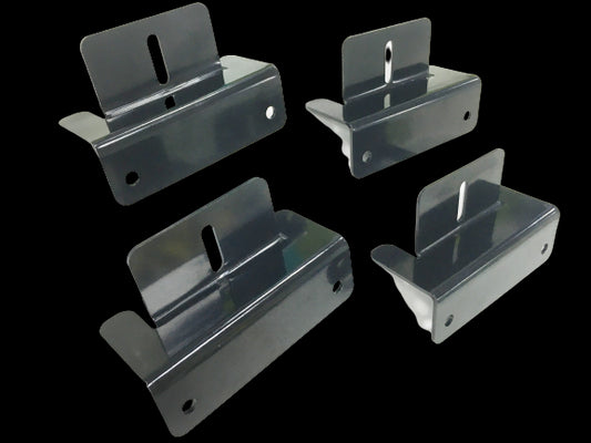 Festebrakett Til Solcelle Universal (Enkel Type-Sort) shown in product view