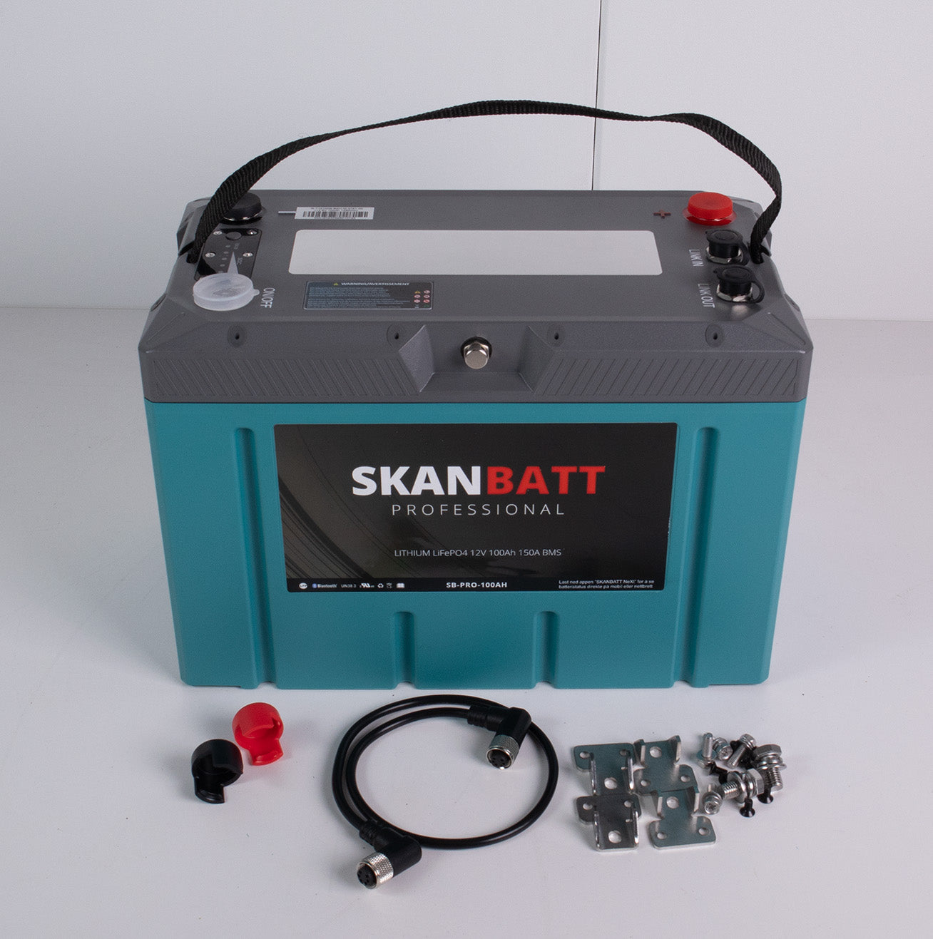 SKANBATT Lithium Professional IP67 12V 100Ah 150A BMS - HEAT - Image 5