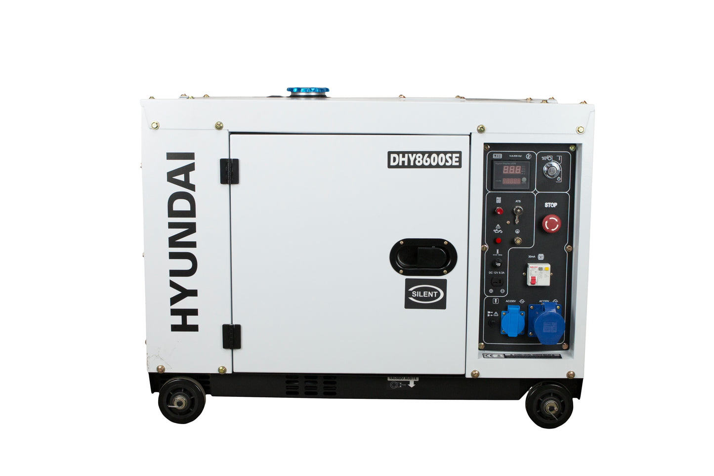 HYUNDAI DHY8600SE Strømaggregat 6300W - Elektrisk start - Diesel - Forvarming - Image 4